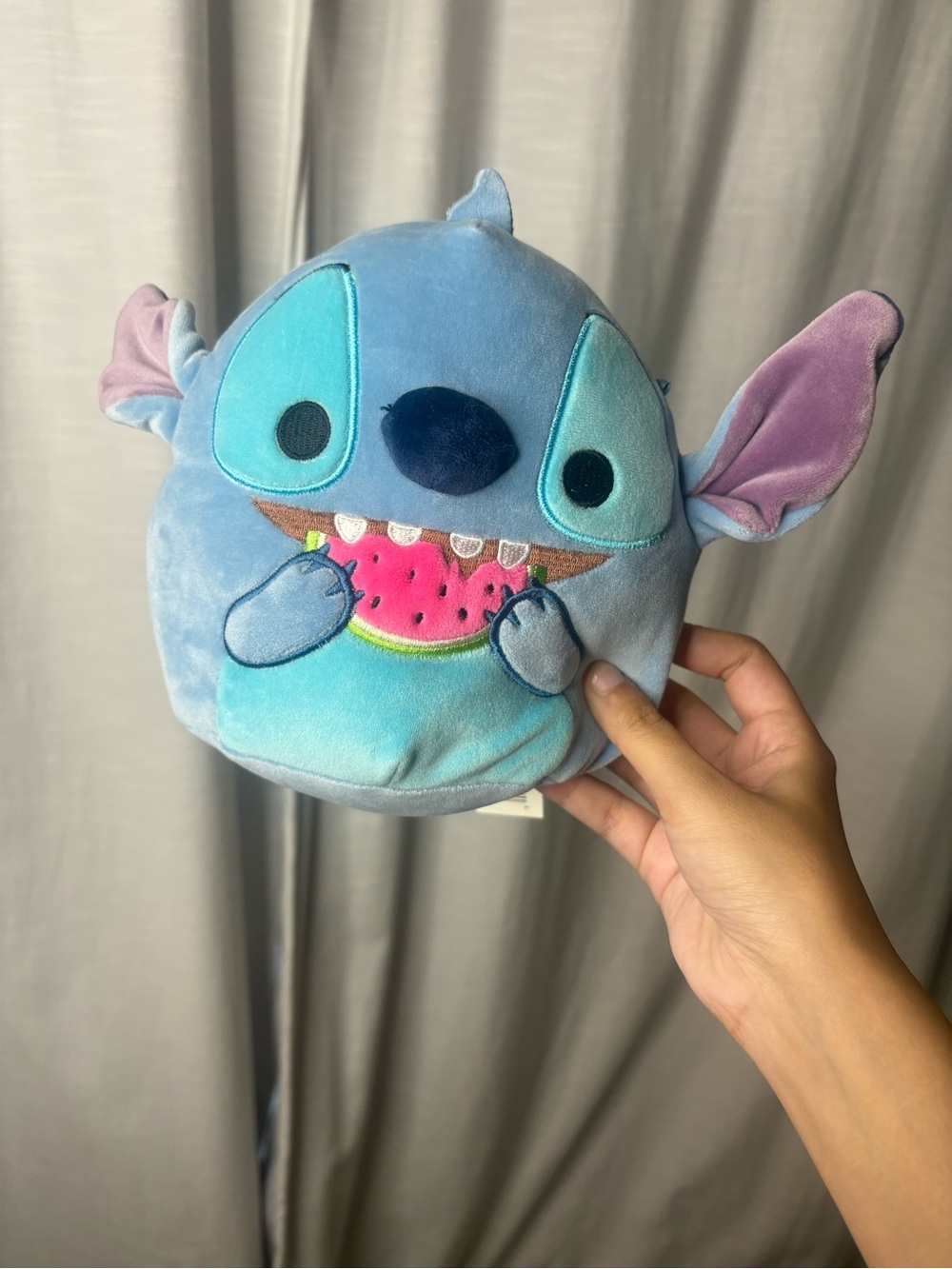 Blue Stitch Plush Toy with Watermelon - Squishmallow
